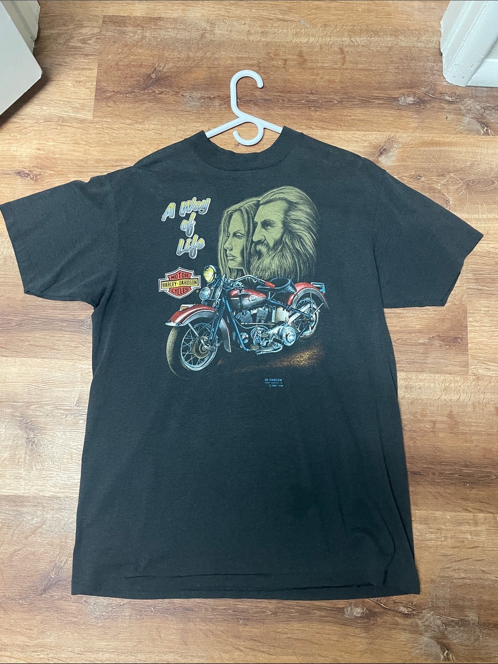Harley-Davidson Black Short-Sleeve 'A Way of Life' Motorcycle Graphic Tee